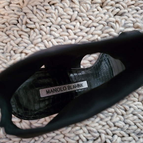 Manolo Blahnik Ankle Accent Heels - Picture 5 of 9